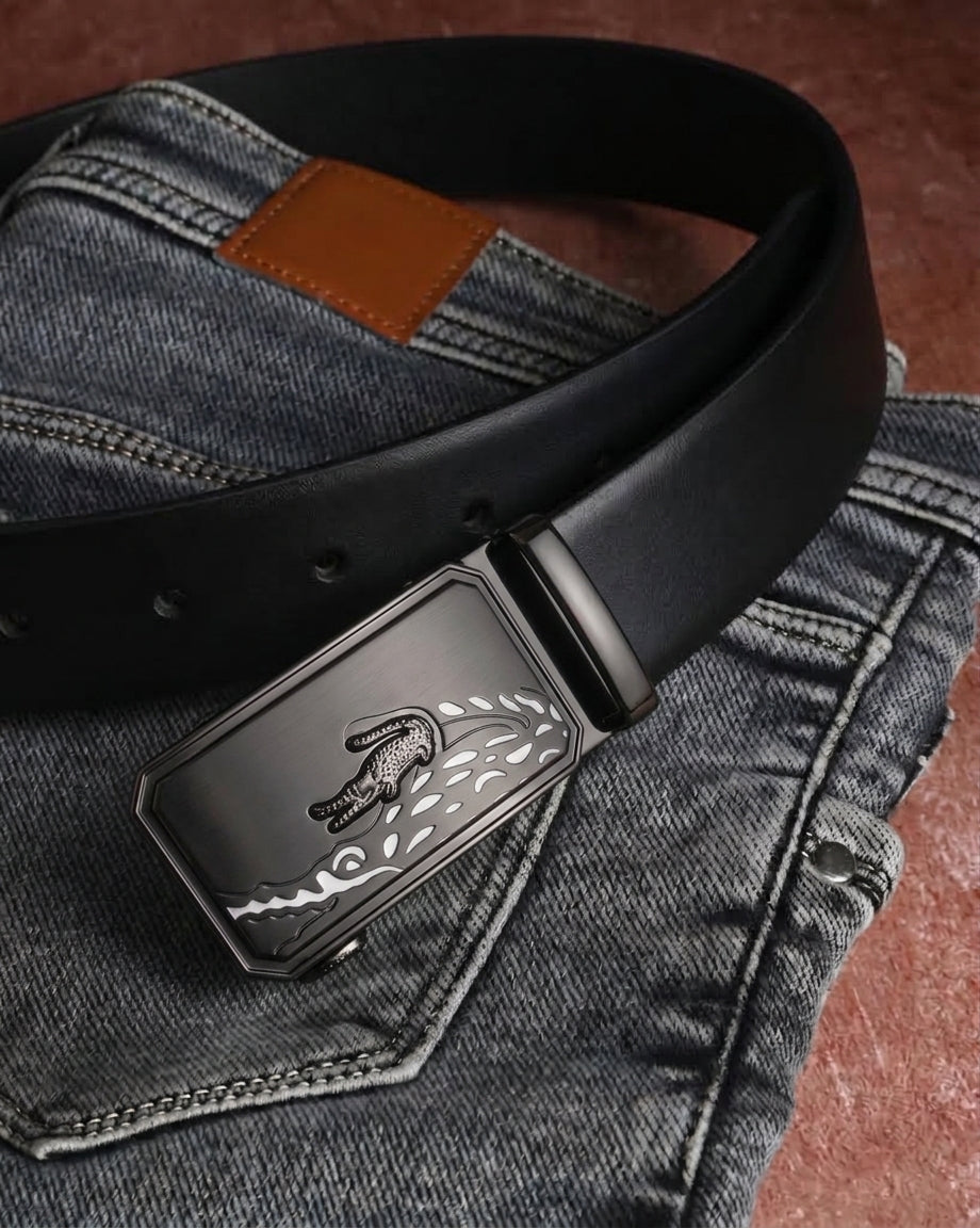 حزام لاكوست (Lacoste) جلد